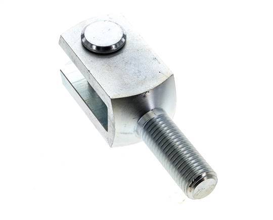 Clevis Rod-end Pin M20 Male Zinc plated steel
