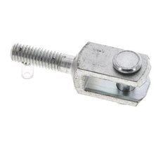 Clevis Rod-end Pin M6 Male Zinc plated steel