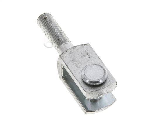 Clevis Rod-end Pin M6 Male Zinc plated steel