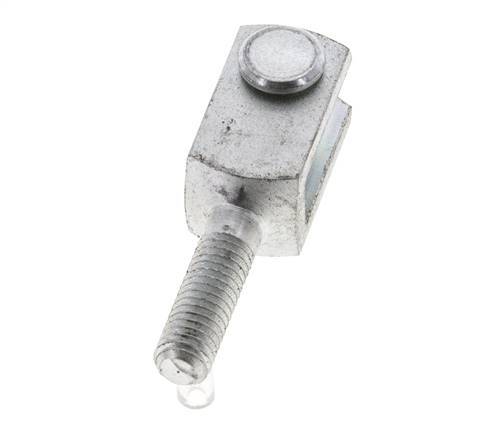 Clevis Rod-end Pin M6 Male Zinc plated steel