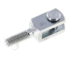 Clevis Rod-end Pin M8 Male Zinc plated steel