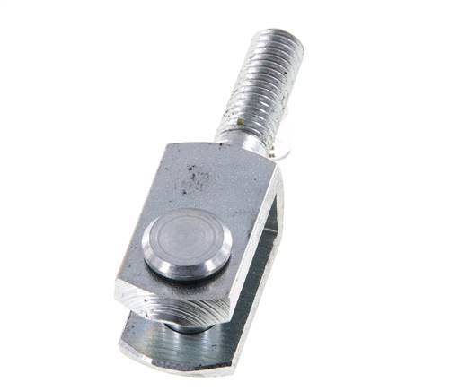 Clevis Rod-end Pin M8 Male Zinc plated steel