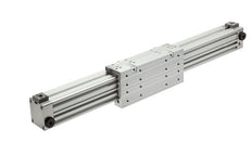 Rodless Cylinder 32-2000mm - Magnetic - Damping - Single Guide