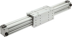 Rodless Cylinder 18-1800mm - Magnetic - Damping - Double Guide