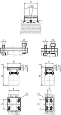 Pendular Bridge 25 mm Rodless narrow