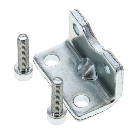 Foot Mount 25 mm ISO 21287 Zinc plated steel
