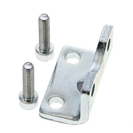 Foot Mount 25 mm ISO 21287 Zinc plated steel
