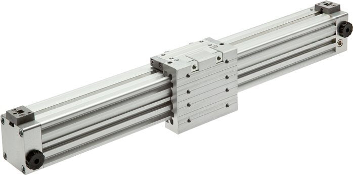 Rodless Cylinder 18-2000mm - Magnetic - Damping - Short Guide - Single Guide