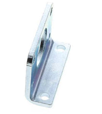 Foot Mount 32 mm Round Zinc plated steel