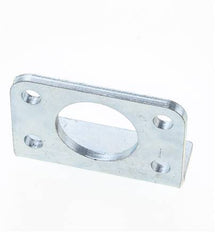 Foot Mount 40 mm Round Zinc plated steel