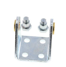 Swivel Fixation for 32 mm Round Cylinder Zinc plated steel