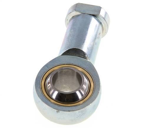 Spherical Rod-end M27 x 2 Female Zinc plated steel
