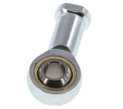 Spherical Rod-end M12 Female Zinc plated steel