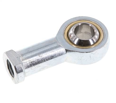 Spherical Rod-end M16 Female Zinc plated steel