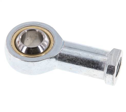 Spherical Rod-end M16 Female Zinc plated steel