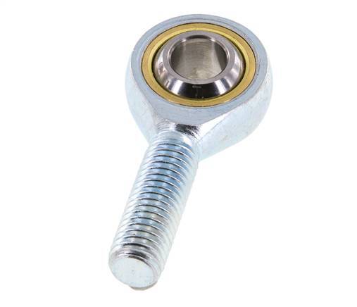 Spherical Rod-end M12 Male Zinc plated steel
