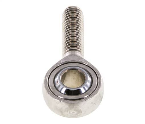 Spherical Rod-end M12 Male Stainless steel 304 (1.4301)