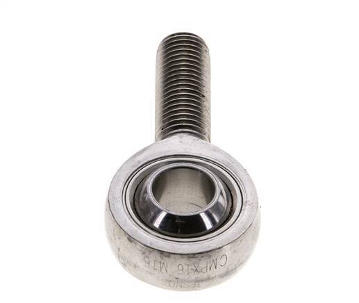 Spherical Rod-end M16 Male Stainless steel 304 (1.4301)