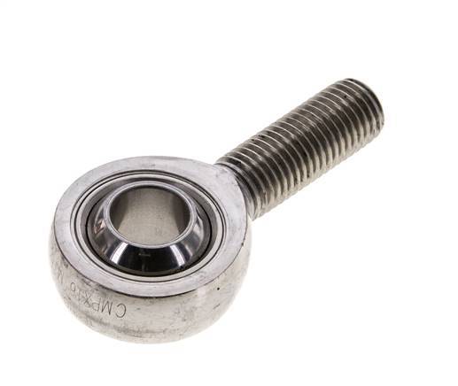 Spherical Rod-end M16 Male Stainless steel 304 (1.4301)