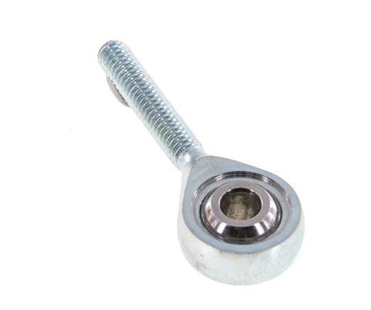 Spherical Rod-end M4 Male Zinc plated steel