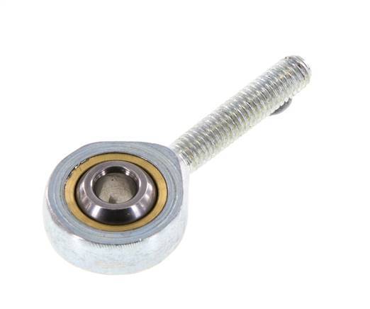 Spherical Rod-end M5 Male Zinc plated steel