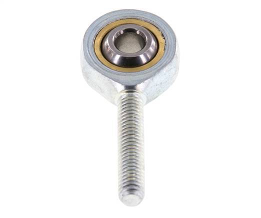 Spherical Rod-end M5 Male Zinc plated steel