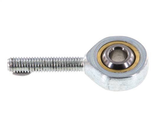 Spherical Rod-end M5 Male Zinc plated steel