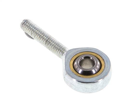 Spherical Rod-end M5 Male Zinc plated steel