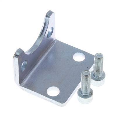 Foot Mount 32 mm ISO 15552 ISO 21287 Zinc plated steel