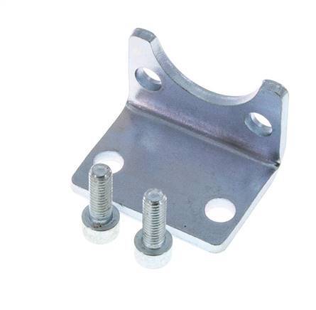 Foot Mount 32 mm ISO 15552 ISO 21287 Zinc plated steel
