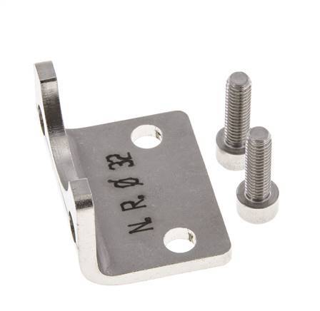 Foot Mount 32 mm ISO 15552 Stainless steel 316 (1.4401)