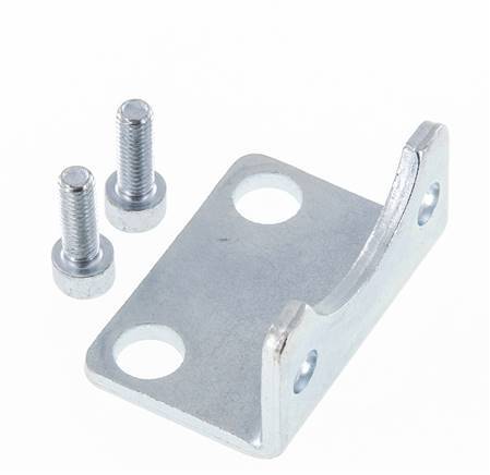 Foot Mount 40 mm ISO 15552 ISO 21287 Zinc plated steel
