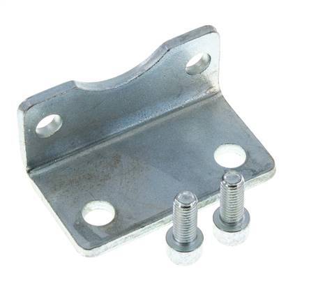 Foot Mount 63 mm ISO 15552 ISO 21287 Zinc plated steel