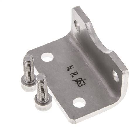 Foot Mount 63 mm ISO 15552 Stainless steel 316 (1.4401)