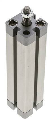 ISO 21287 Compact Double Acting Cylinder 20-100mm - Magnetic - Male Rod