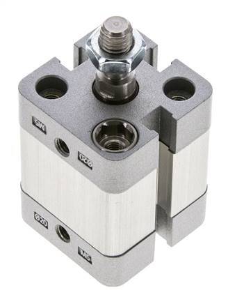 ISO 21287 Compact Double Acting Cylinder 20-10mm - Magnetic - Male Rod