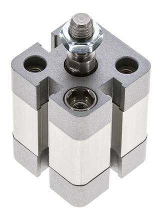 ISO 21287 Compact Double Acting Cylinder 20-10mm - Magnetic - Male Rod