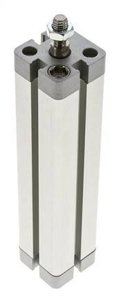 ISO 21287 Compact Double Acting Cylinder 20-125mm - Magnetic - Male Rod