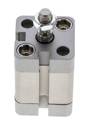 ISO 21287 Compact Double Acting Cylinder 20-15mm - Magnetic - Male Rod
