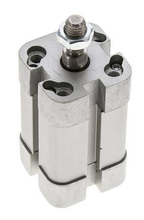 ISO 21287 Compact Double Acting Cylinder 20-25mm - Magnetic - Male Rod