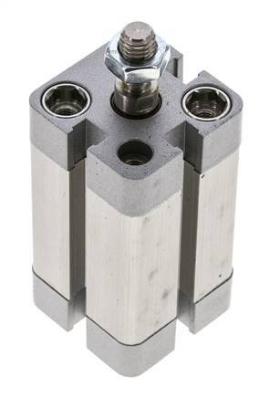 ISO 21287 Compact Double Acting Cylinder 20-30mm - Magnetic - Male Rod