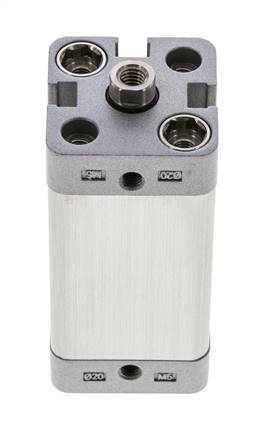 ISO 21287 Compact Double Acting Cylinder 20-40mm - Magnetic
