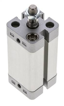 ISO 21287 Compact Double Acting Cylinder 20-40mm - Magnetic - Male Rod