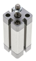 ISO 21287 Compact Double Acting Cylinder 20-40mm - Magnetic - Male Rod