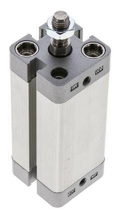 ISO 21287 Compact Double Acting Cylinder 20-50mm - Magnetic - Male Rod