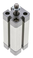 ISO 21287 Compact Double Acting Cylinder 20-50mm - Magnetic - Male Rod