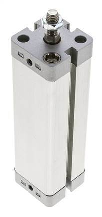 ISO 21287 Compact Double Acting Cylinder 25-100mm - Magnetic - Male Rod