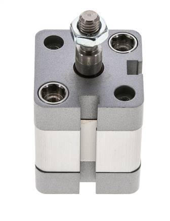 ISO 21287 Compact Double Acting Cylinder 25-10mm - Magnetic - Male Rod