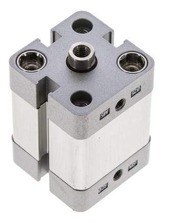 ISO 21287 Compact Double Acting Cylinder 25-15mm - Magnetic