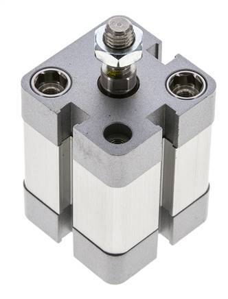 ISO 21287 Compact Double Acting Cylinder 25-15mm - Magnetic - Male Rod